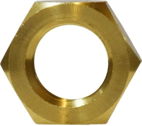 Midland Metal Mfg. 28126 1/2 BARSTOCK LOCK NUT, Brass Fittings, Pipe, Lock Nut  | Blackhawk Supply