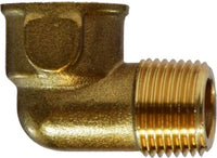 28165 | 1/8 MIPXFIP FG STREET ELBOW, Brass Fittings, Pipe, Forged 90 Deg Street Elbow | Midland Metal Mfg.