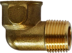 Midland Metal Mfg. 28167 3/8 MIPXFIP FG STREET ELBOW, Brass Fittings, Pipe, Forged 90 Deg Street Elbow  | Blackhawk Supply