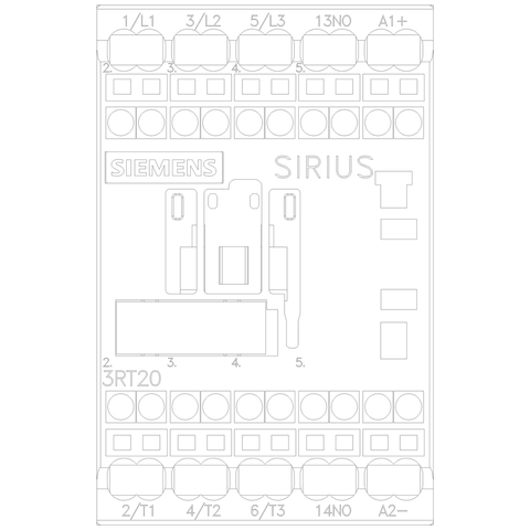 Siemens Electrical 3RT20172BB41 CONTACTOR S00 12A 24VDC 1NO SPRG  | Blackhawk Supply