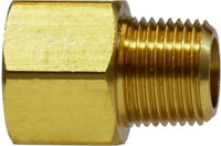 28191 | 1/4 X 1/8 (FIP X MIP ADPT), Brass Fittings, Pipe, Extender Adapter | Midland Metal Mfg.