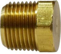 28205 | 3/4 MIP CORED HEX HD PLUG, Brass Fittings, Pipe, Cored Hex Plug | Midland Metal Mfg.