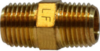 28212LFB | 1/4 MIP HEX NIPPLE 1.38 LENGTH LF | Midland Metal Mfg.