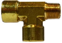 28255 | 3/8 FIPXMIPXFIP FG STR TEE, Brass Fittings, Pipe, Forged Street Tee | Midland Metal Mfg.