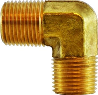 28267 | 1/4 MIP X MIP 90 ELBOW, Brass Fittings, Pipe, Forged 90 Deg Male Elbow | Midland Metal Mfg.