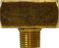 28283 | 3/8 FIPXFIPXMIP BS BRANCH TEE, Brass Fittings, Pipe, Male Branch Tee | Midland Metal Mfg.