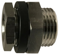 28300SS | 1/8 FIP 316L S.S. BULKHEAD FITTING | Midland Metal Mfg.