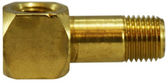 Midland Metal Mfg. 28328 1/4 FIPXMIP X 1-3/16LNG ST DOT E, Brass Fittings, Pipe, Long Street Ells   | Blackhawk Supply