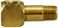 28330 | 1/4 FXM X 1-11/16LNG STR DOT ELB, Brass Fittings, Pipe, Long Street Ells | Midland Metal Mfg.