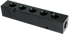 Midland Metal Mfg. 28470 3/8 OUT X 3/8 IN 6 PORT MANIFOLD, Pneumatics, Manifolds, Manifold 6 Ports   | Blackhawk Supply