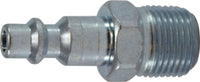 28545 | 1/8 MIP IND INTER. STEEL PLUG, Pneumatics, Quick Disconnect, Male Plug (Industrial Interchange 1/4) | Midland Metal Mfg.