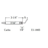 E5-188B | Igniter Set of 2 7/16 x 4-1/8 Inch for Carlin Burners E5-188B | Westwood Products