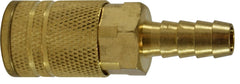 Midland Metal Mfg. 28562 1/4HOSE ID IND INTER. BRASS CPLR, Pneumatics, Quick Disconnect, Hose ID Coupler (Industrial Interchange 1/4)  | Blackhawk Supply