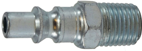 Midland Metal Mfg. 28587 1/4 MIP ARO INTER. STEEL PLUG, Pneumatics, Quick Disconnect, Male Plug (Aro 210 Interchange)  | Blackhawk Supply