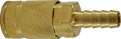 Midland Metal Mfg. 28601 1/4HOSE ID ARO INTER. BRASS CPLR, Plastic Fittings, Plastic Pipe Fittings, Hex Head Plug  | Blackhawk Supply