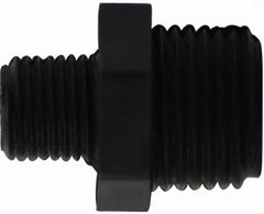 Midland Metal Mfg. 28624B 1/2 X 3/8 BLK POLY RED HEX NIPL, Plastic Fittings, Plastic Pipe Fittings, Reducer Nipples  | Blackhawk Supply