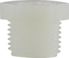 Midland Metal Mfg. 28663W 1/2 X 1/4 WHITE NYLON HEX BUSHNG, Plastic Fittings, Plastic Pipe Fittings, Hex Bushing  | Blackhawk Supply