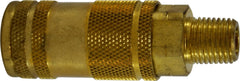 Midland Metal Mfg. 28683 1/4MIP LINCOLN INTER. BRASS CPLR, Plastic Fittings, Plastic Pipe Fittings, Hex Bushing  | Blackhawk Supply