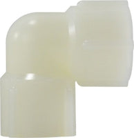 28703W | 1/2 WHITE NYLON ELBOW, Plastic Fittings, Plastic Pipe Fittings, Elbow | Midland Metal Mfg.