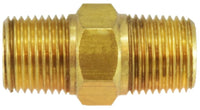 28815 | 1/8 BSPT X 1/8 MIP HEX NIPPLE | Midland Metal Mfg.