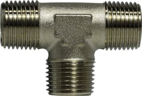 28927 | 08-08-08 BRASS MALE BSPT TEE | Midland Metal Mfg.