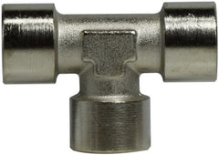 Midland Metal Mfg. 28932 3/8 FEMALE BSPP N-PLTD TEE  | Blackhawk Supply