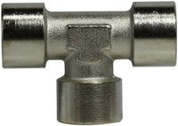 28931 | 1/4 FEMALE BSPP N-PLTD TEE | Midland Metal Mfg.