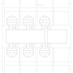 Siemens Electrical 3RH29114HA30 AUX. SWITCH 3NO FOR S0 RING LUG  | Blackhawk Supply