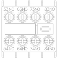 3RH29111XA400MA0 | AUX.SWITCH BLK | FRONT | 4NO | CURR.PATH: 1 | Siemens Electrical