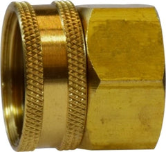 Midland Metal Mfg. 30001 3/4 X 1/2 (FGH X FIP SWIVEL ADAPT), Brass Fittings, Garden Hose, Swivel  FGH x Female Pipe  | Blackhawk Supply