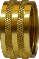 30021 | 3/4 KNURLED GARDEN HOSE NUT, Brass Fittings, Garden Hose, Knurled Garden Hose Nut | Midland Metal Mfg.