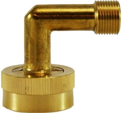 Midland Metal Mfg. 30055 3/8COMP X 3/4 FGH 90 ELBOW, Brass Fittings, Garden Hose, Dishwasher elbow 3/8 Comp x 3/4 FGH  | Blackhawk Supply