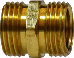 Midland Metal Mfg. 30099 3/4 X 3/4 (MGH X MGH ADAPTER), Brass Fittings, Garden Hose, Rigid  MGH x MGH  | Blackhawk Supply