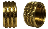 30103B | 3/4 GARDEN HOSE CAP - BARSTOCK, Brass Fittings, Garden Hose, Garden Hose Cap Die Cast Brass | Midland Metal Mfg.