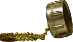 Midland Metal Mfg. 30142 3/4 GARDEN HOSE CAP W/12" CHAIN, Brass Fittings, Garden Hose, Garden Hose Cap With Chain  | Blackhawk Supply