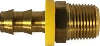 30200LF | 1/4 X 1/8 (PO(HB X MIP ADAPTER) AB1953), Lead Free, Lead Free Push On, LF PO Male Adapter | Midland Metal Mfg.