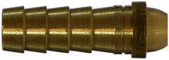 Midland Metal Mfg. 30411 1/4 HB BALL END WELDING STEM, Brass Fittings, Hose Barb, Stem Only  Welding Hose Connector  | Blackhawk Supply