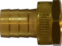 30453 | 1/2 HB X 3/4 FGH SWIVEL HEX NUT ADAPTER, Brass Fittings, Garden Hose, Garden Hose Coupling Short Shank Knurled Nut | Midland Metal Mfg.