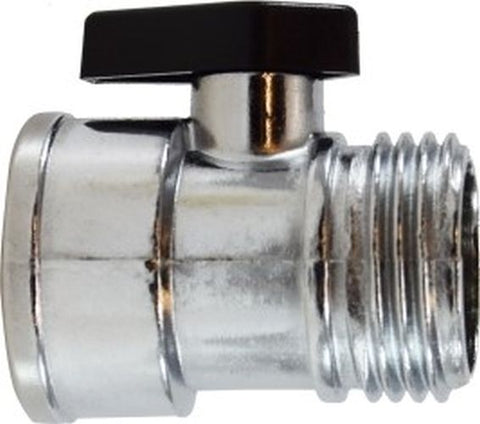 Midland Metal Mfg. 30631 3/4 FGH X MGH ZINC SHUT-OFF VALV, Brass Fittings, Garden Hose, Zinc Alloy Hose Shut Off W/One Lever  | Blackhawk Supply