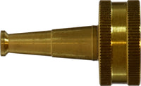 30637 | 2-1/2 GH STRPD PATRN BR NOZZLE, Brass Fittings, Garden Hose, Brass Nozzle | Midland Metal Mfg.