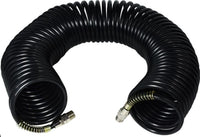 307031 | 50 FT BLACK NYLON AIR HOSE, Pneumatics, Pneumatic Accessories, Nylon Air Coil Hose | Midland Metal Mfg.