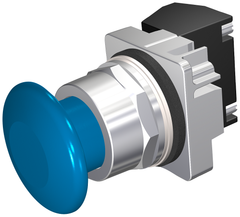 Siemens Electrical 52PM9W5J PUSHBUTTON | MOM | BLU | 1 3/4" PLST | 2POS | 1NC  | Blackhawk Supply