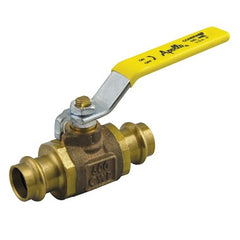 Apollo Products 77W10301A 77W Series 1/2" Two-Piece Full Port Press End Bronze Ball Valve  | Blackhawk Supply