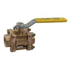 Apollo Products 8210301 82-100 Series 1/2" Three-Piece Female Full Port Bronze Ball Valve  | Blackhawk Supply