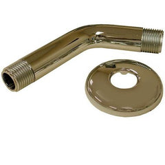 Pasco 11857 Shower Arm with Flange Chrome 6 Inch Brass  | Blackhawk Supply