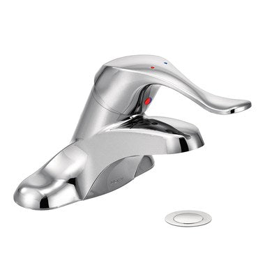 Moen 8420 Lavatory Faucet M-Bition 1 Pivot Lever ADA Chrome 1.2 Gallons per Minute 8420  | Blackhawk Supply