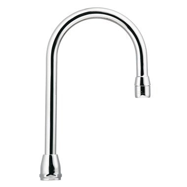 Moen S0030 Faucet Spout M-Dura Commercial Gooseneck with Aerator Chrome 10 x 5-1/4 Inch  | Blackhawk Supply