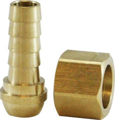 Midland Metal Mfg. 32066 1/8 X 1/8 (HB X BALL END SWIVEL), Brass Fittings, Hose Barb, Ball End Swivel  | Blackhawk Supply