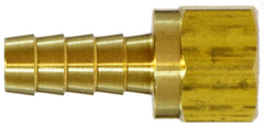 Midland Metal Mfg. 32100 1/2 X 1/2 (HB X FEM FLARE SWIVL), Brass Fittings, Hose Barb, Female 45 Deg Flare Swivel  | Blackhawk Supply