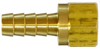 32107 | 3/16 X 1/4 (HB X FEM FLARE SWIVL), Brass Fittings, Hose Barb, Female 45 Deg Flare Swivel | Midland Metal Mfg.